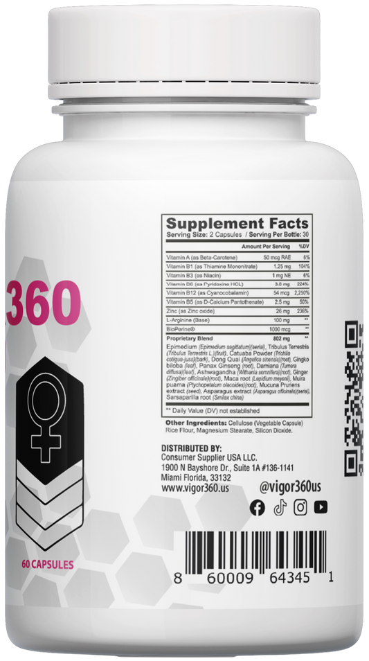 VIGOR 360 FEMME WOMEN BOOSTER