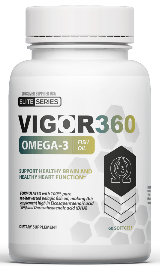 VIGOR 360 OMEGA-3 FISH OIL FORMULA